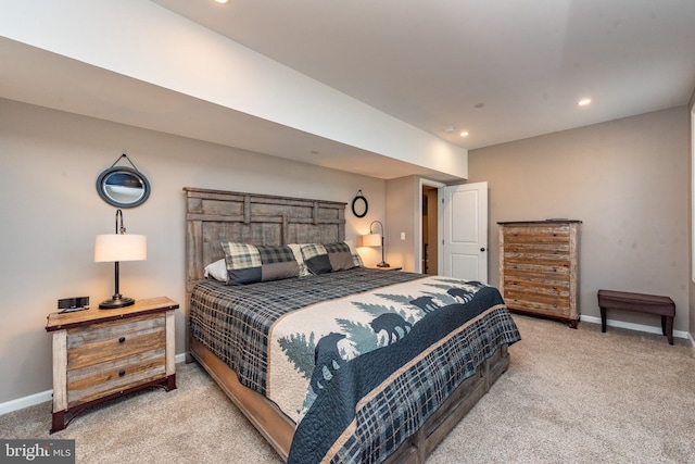 193 Greenbrier Dr, Mc Henry, MD 21541 - bedroom with baseboards, recessed lighting, and carpet