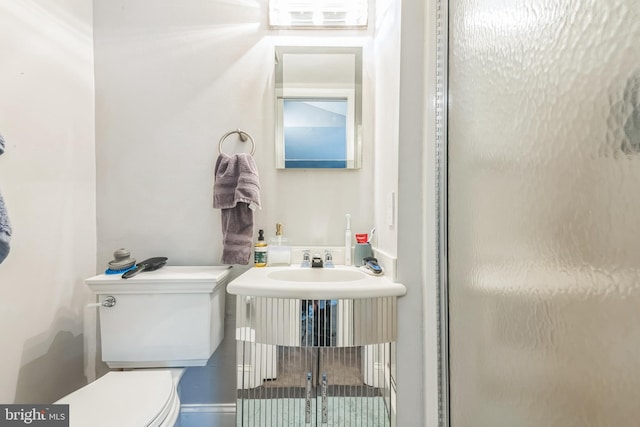 bathroom with toilet