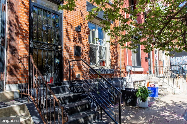 2325 W Thompson St, Philadelphia, PA 19121 - exterior space with brick siding and stairs