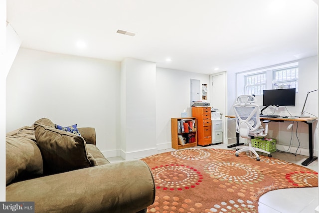 2325 W Thompson St, Philadelphia, PA 19121 - office space with baseboards, recessed lighting, and visible vents