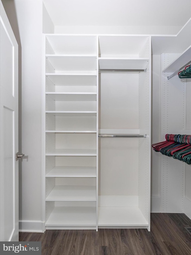 5303 Crape Myrtle Dr, Frederick, MD 21703 - walk in closet featuring wood finished floors