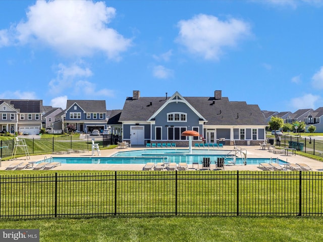 5303 Crape Myrtle Dr, Frederick, MD 21703 - community pool featuring a residential view