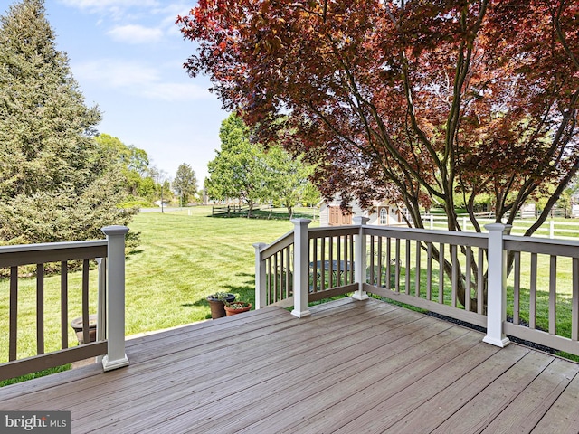 345 Jessica Dr, Middletown, DE 19709 - deck with a yard and fence