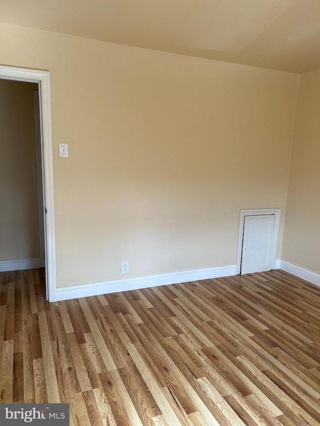 577 Snowden Rd, Upper Darby, PA 19082 - unfurnished room featuring baseboards and wood finished floors