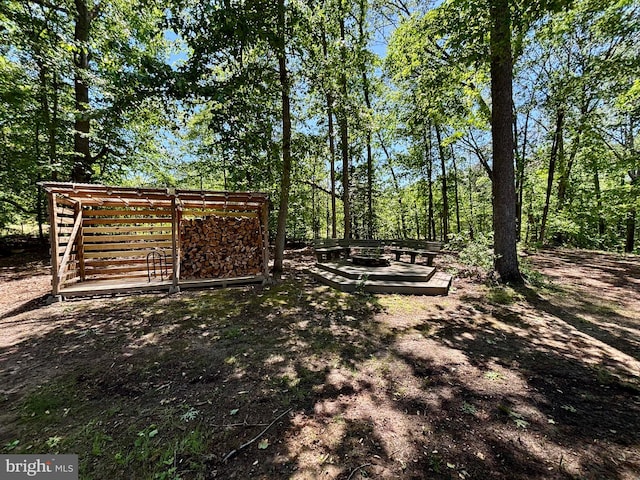 view of yard