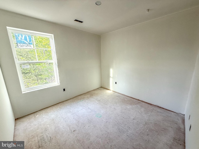 view of unfurnished room