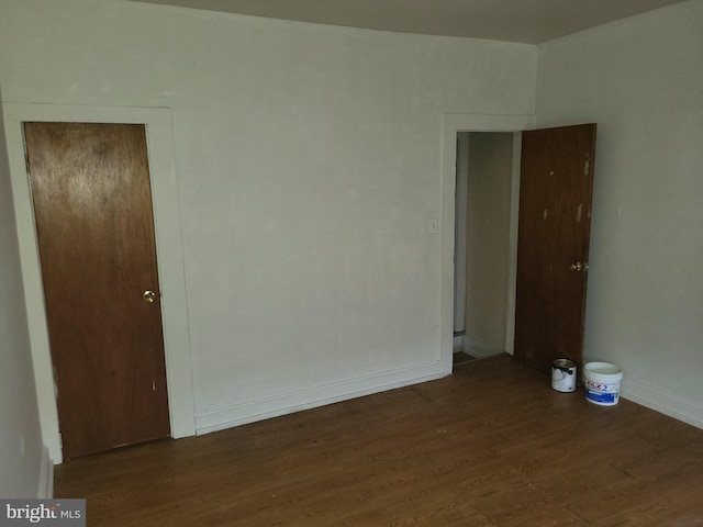 423 Furrow St, Baltimore, MD 21223 - unfurnished room with baseboards and wood finished floors