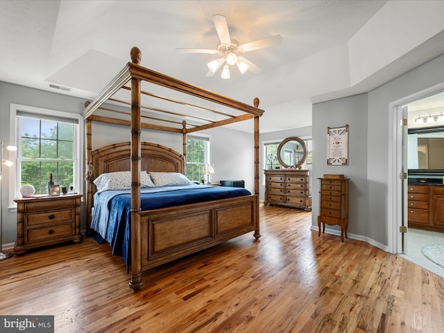 114 New Market Dr, Stephens City, VA 22655 - bedroom with light wood-type flooring, multiple windows, and baseboards