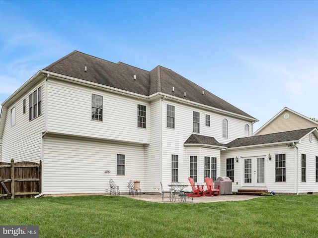 114 New Market Dr, Stephens City, VA 22655 - rear view of property with a patio area and french doors