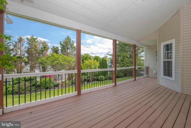 729 Rosecroft Ct, Forest Hill, MD 21050 - wooden terrace featuring a lawn