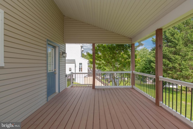 729 Rosecroft Ct, Forest Hill, MD 21050 - view of wooden deck