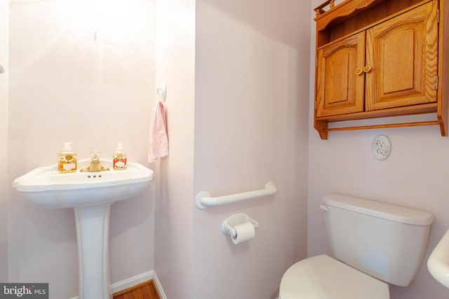729 Rosecroft Ct, Forest Hill, MD 21050 - bathroom featuring toilet and baseboards