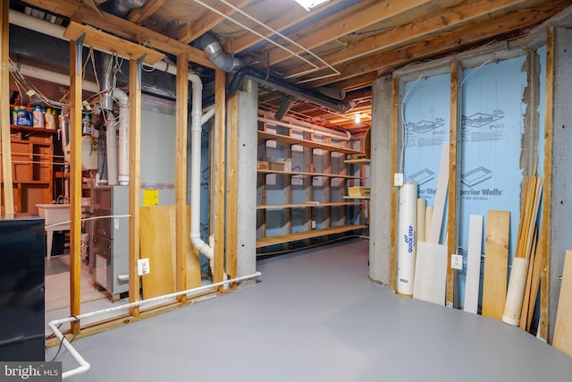 729 Rosecroft Ct, Forest Hill, MD 21050 - view of unfinished basement