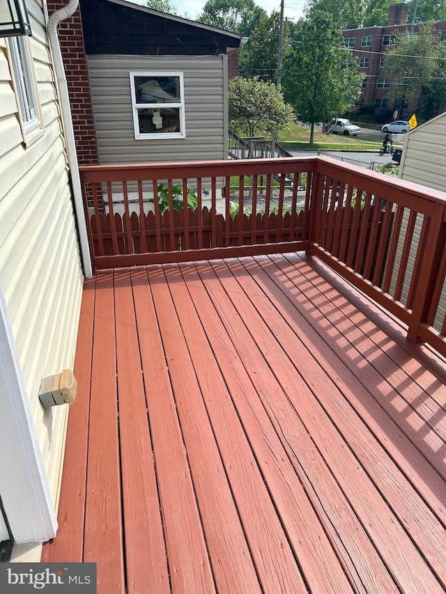 371 Chaplin St SE, Washington, DC 20019 - view of wooden terrace