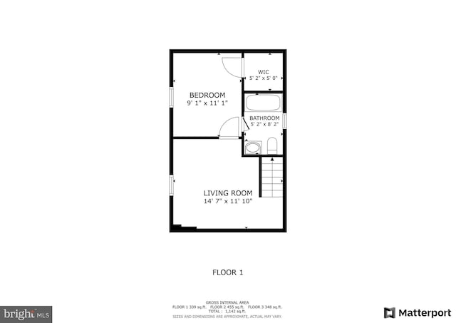 371 Chaplin St SE, Washington, DC 20019 - home floor plan