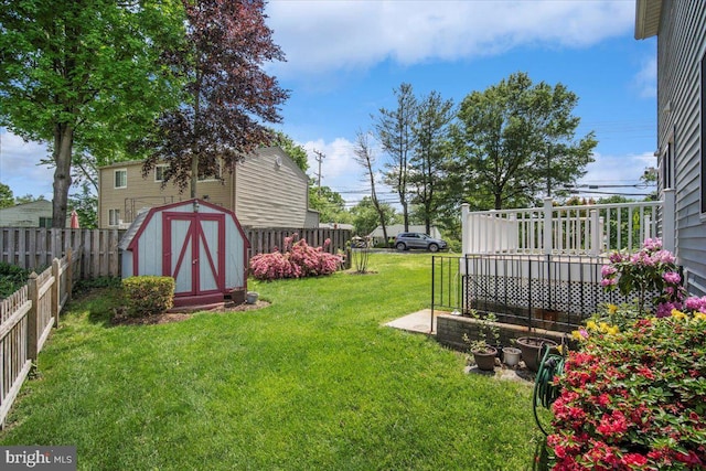 9402 Glen Ridge Dr, Laurel, MD 20723 - view of yard with a shed and an outdoor structure