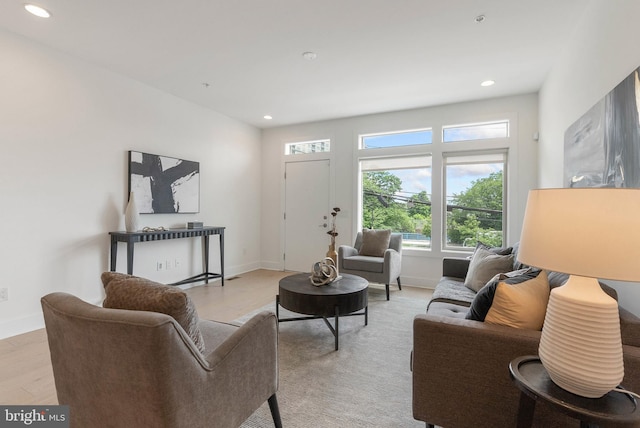 740 S Columbus Blvd Unit 74, Philadelphia, PA 19147 - living area with recessed lighting and light wood finished floors