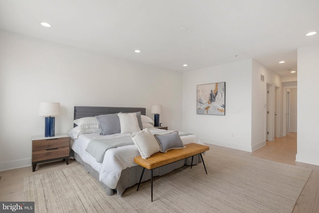 740 S Columbus Blvd Unit 74, Philadelphia, PA 19147 - bedroom with recessed lighting and light wood-type flooring