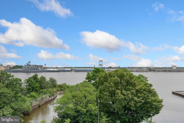 740 S Columbus Blvd Unit 74, Philadelphia, PA 19147 - water view featuring a notable bridge