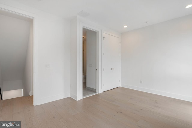 740 S Columbus Blvd Unit 74, Philadelphia, PA 19147 - unfurnished bedroom with light wood-style flooring and recessed lighting
