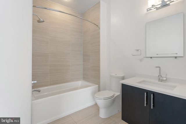 740 S Columbus Blvd Unit 74, Philadelphia, PA 19147 - bathroom featuring vanity, bathing tub / shower combination, and tile patterned floors