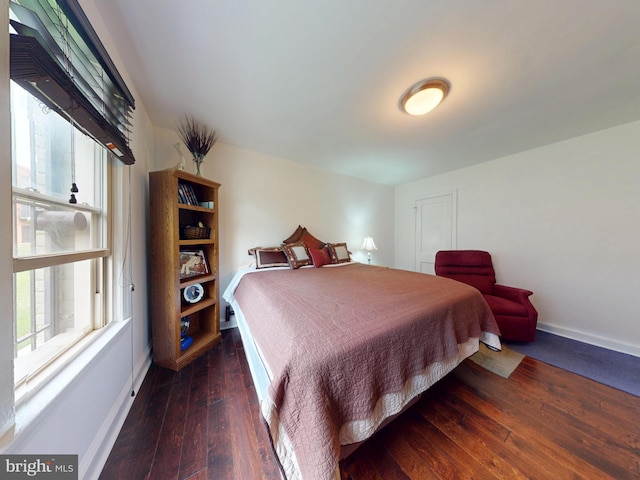 4408 1st Pl NE Unit 14, Washington, DC 20011 - bedroom with hardwood / wood-style floors and baseboards