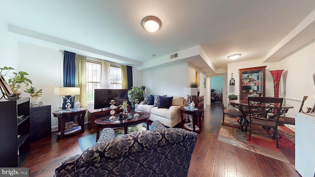 4408 1st Pl NE Unit 14, Washington, DC 20011 - living room featuring wood-type flooring