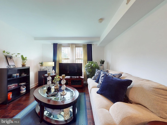 4408 1st Pl NE Unit 14, Washington, DC 20011 - living area with wood finished floors