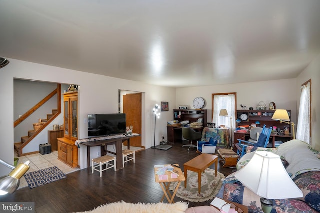505 Deibler Rd, Pennsylvania Furnace, PA 16865 - living area featuring stairs and wood finished floors