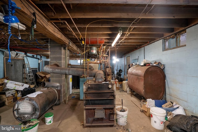 505 Deibler Rd, Pennsylvania Furnace, PA 16865 - unfinished below grade area featuring heating fuel