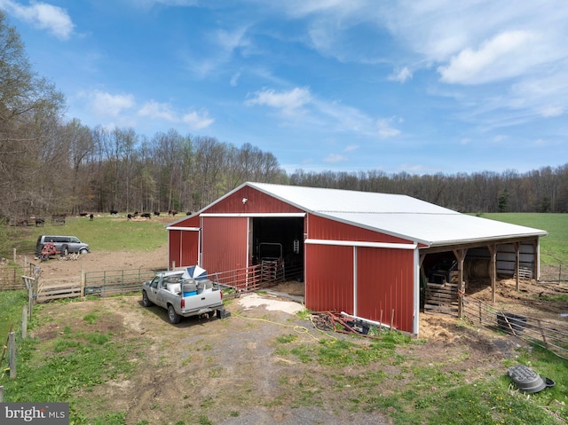 505 Deibler Rd, Pennsylvania Furnace, PA 16865 - view of outbuilding featuring a view of trees, an exterior structure, and an outbuilding