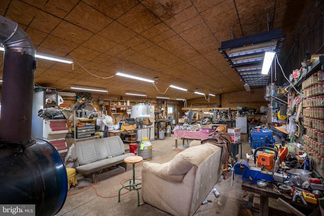 505 Deibler Rd, Pennsylvania Furnace, PA 16865 - misc room featuring a workshop area and unfinished concrete floors