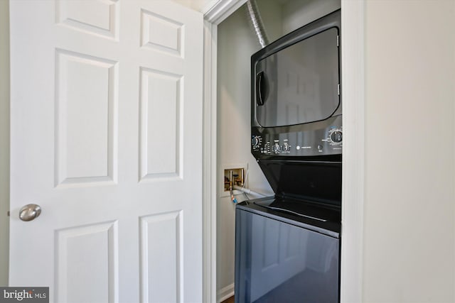 1704 Lake Shore Crest Dr Unit 32, Reston, VA 20190 - laundry room with stacked washer and clothes dryer