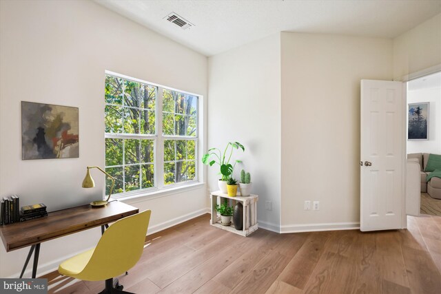 1704 Lake Shore Crest Dr Unit 32, Reston, VA 20190 - office featuring healthy amount of natural light, wood finished floors, and baseboards