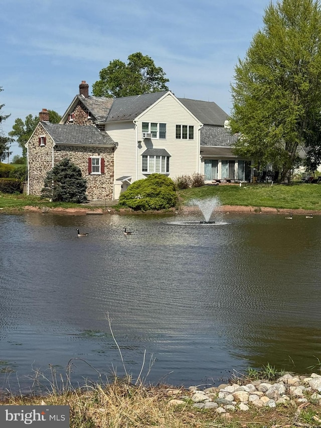 view of water feature