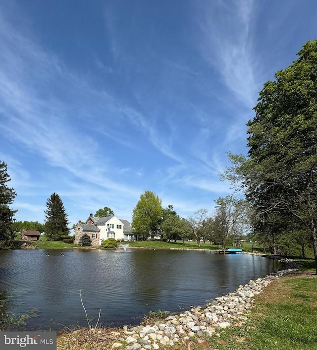property view of water