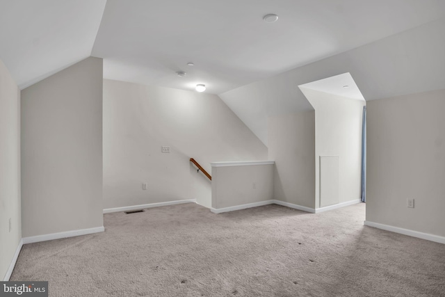 730 Farmwood Ln, Lebanon, PA 17042 - additional living space featuring lofted ceiling, carpet, and baseboards