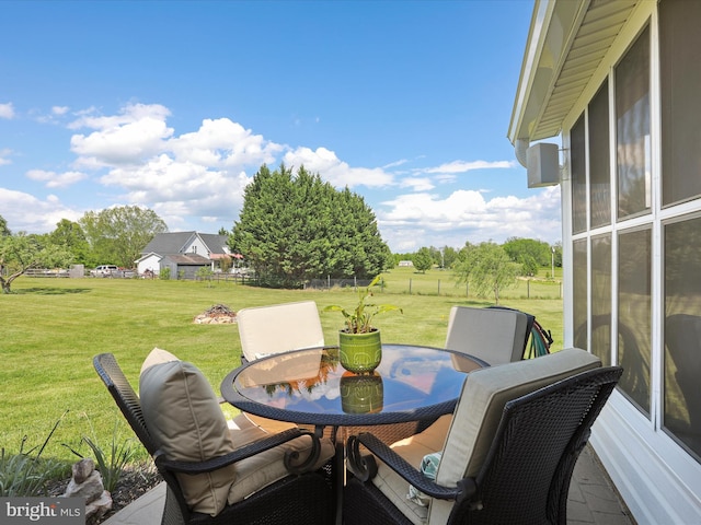 1691 Wakeman Mill Rd, Front Royal, VA 22630 - view of patio featuring fence and outdoor dining space