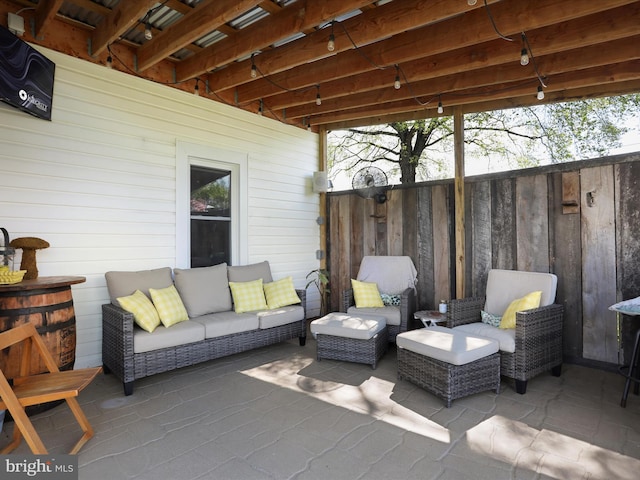 1691 Wakeman Mill Rd, Front Royal, VA 22630 - view of patio featuring outdoor lounge area
