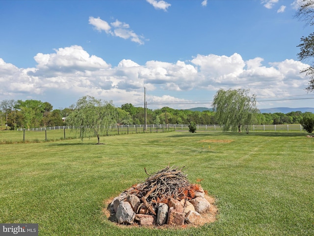 1691 Wakeman Mill Rd, Front Royal, VA 22630 - view of yard featuring a rural view and fence
