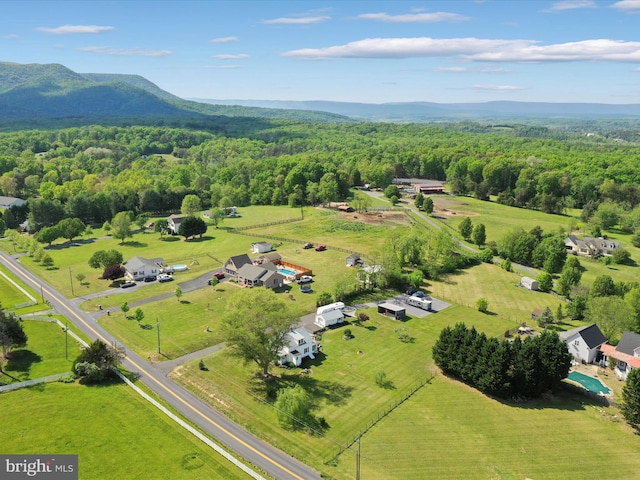 1691 Wakeman Mill Rd, Front Royal, VA 22630 - birds eye view of property featuring a rural view and a view of trees
