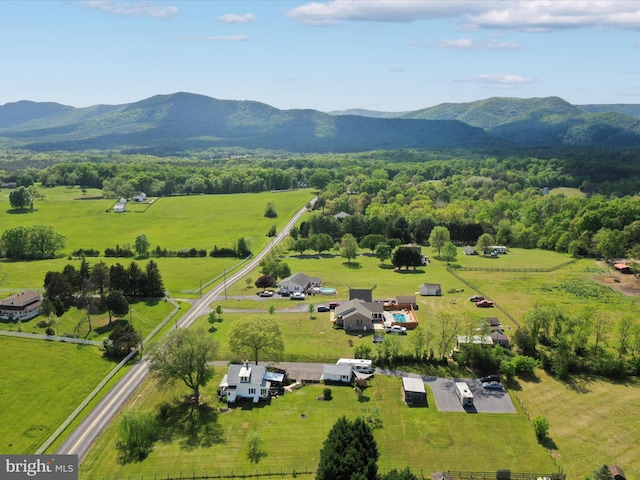1691 Wakeman Mill Rd, Front Royal, VA 22630 - drone / aerial view with a mountain view and a rural view