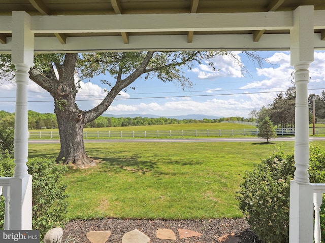 1691 Wakeman Mill Rd, Front Royal, VA 22630 - view of yard featuring fence and a rural view