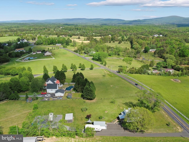 1691 Wakeman Mill Rd, Front Royal, VA 22630 - bird's eye view featuring a rural view and a mountain view