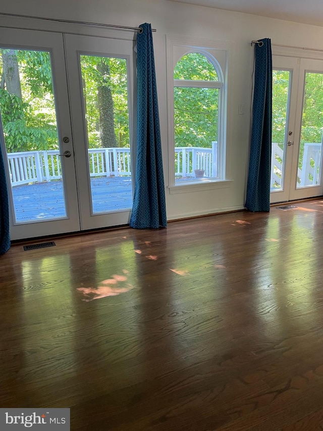 5849 Colfax Ave, Alexandria, VA 22311 - unfurnished room featuring french doors and wood finished floors