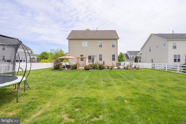 109 Manila Pl, Stephenson, VA 22656 - back of property featuring a trampoline