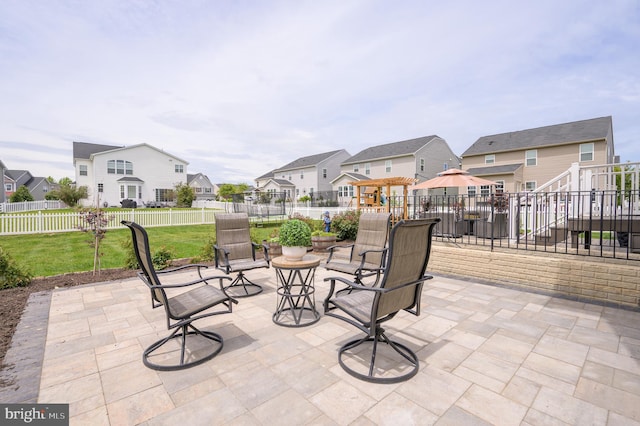 109 Manila Pl, Stephenson, VA 22656 - view of patio / terrace with a residential view