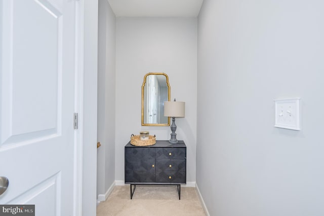 109 Manila Pl, Stephenson, VA 22656 - hallway featuring carpet floors and baseboards