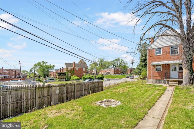 577 Lucia Ave, Baltimore, MD 21229 - view of yard with fence and a residential view