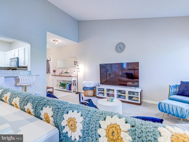 1720 Lake Shore Crest Dr Unit 35, Reston, VA 20190 - living room featuring carpet flooring and baseboards